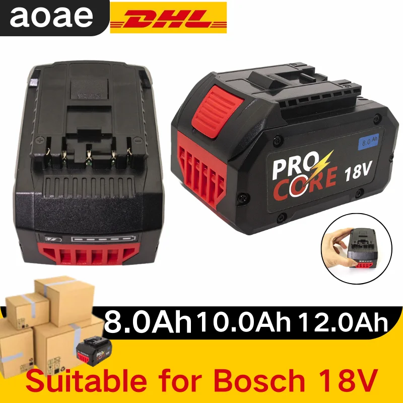 

18V 8000mAh ProCORE Replacement Battery for Bosch 18V Professional System Cordless Tools BAT609 BAT618 GBA18V80 21700 Battery