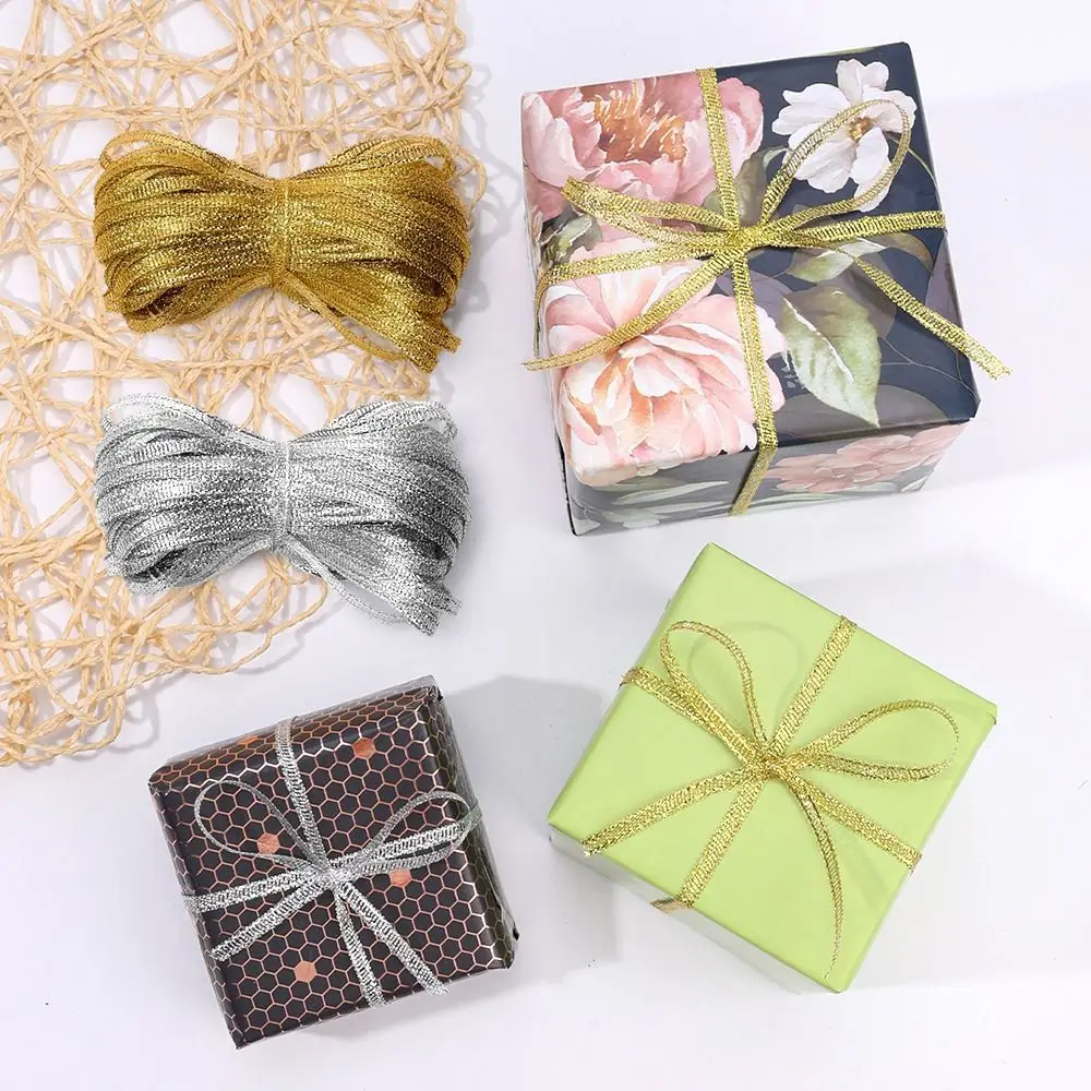 

3MM*18M Glitter Ribbon 20Yards Glitter Material Gift Wrapping Ribbon Silk Satin Texture DIY Craft Silk Satin Ribbon