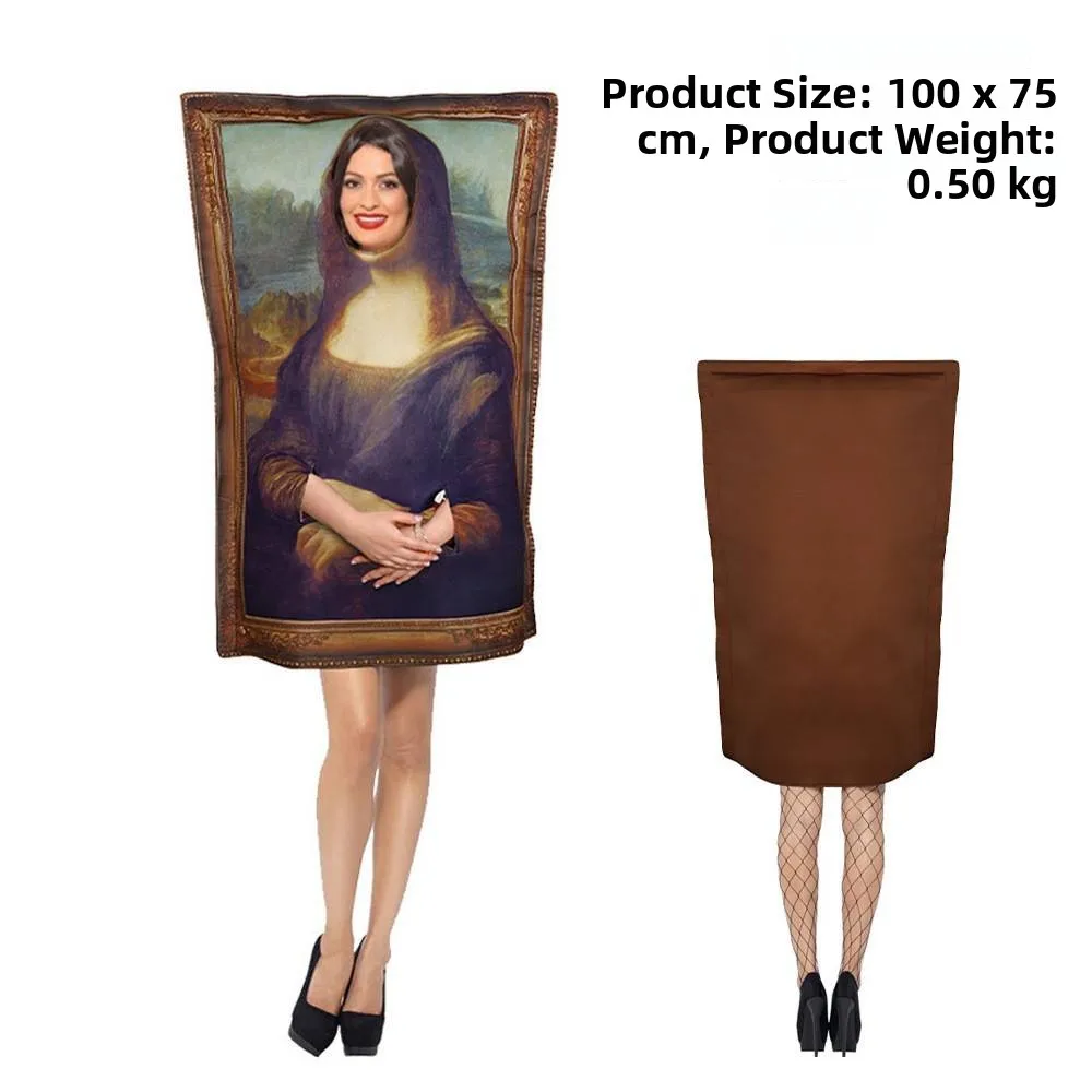 أزياء MONA loween Par Performance، ملابس جداريات ممتعة المزحة، بدلة أداء نشاطية، مهرجان صيني تقليدي...