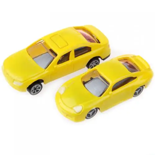 

Набор пластиковых моделей автомобилей масштаба 1:100, разнообразные, окрашенные, для железнодорожных макетов HO и оформления сценариев строительства