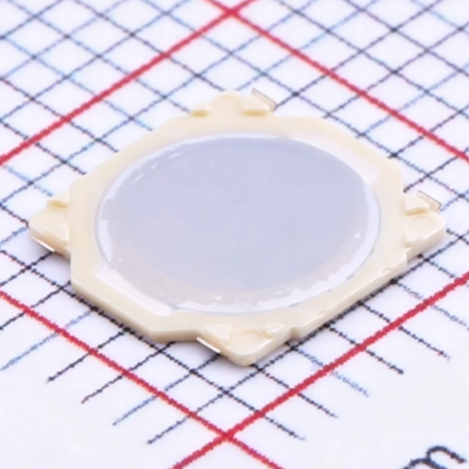 20PCS SKRRACE010 2.0N 204gF 7.5×7.0×0.6mm N.O. SPST Round Button 0.05A 12VDC 50mA SMD 4pin NEW Original Switch Tactile SPST-NO
