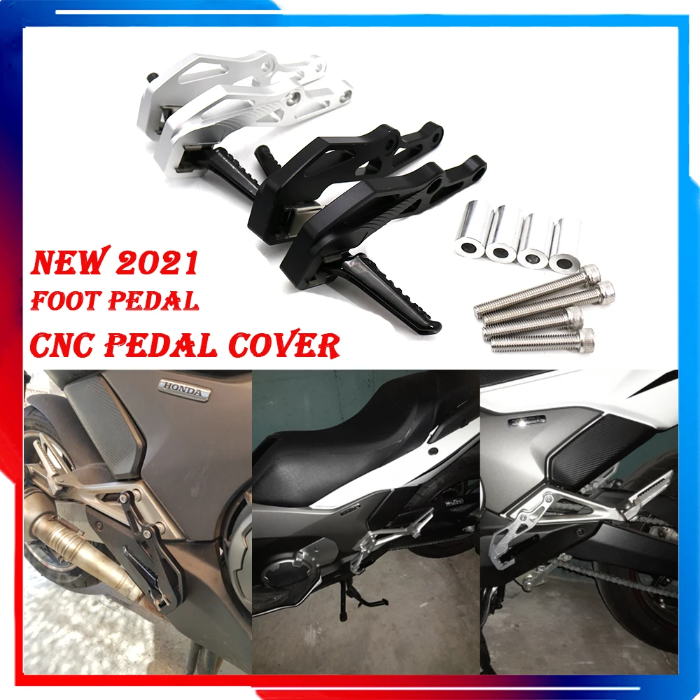 New Motorcycle Folding Footrests CNC Footrest Kit Passenger Foot Peg for Honda NC700D NC750D 2012 2013 2014 2015 2016