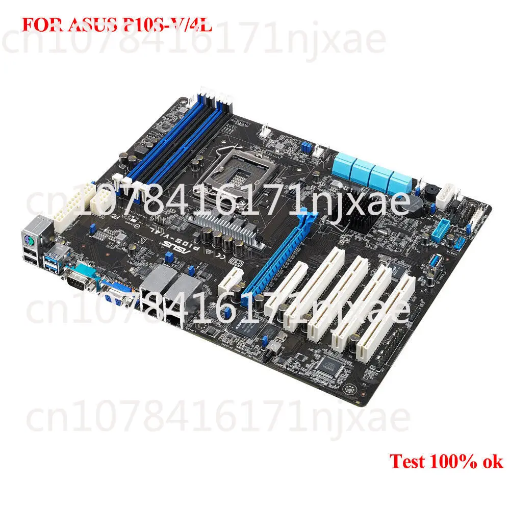 For ASUS P10S-V/4L C232 Chip 1151 Pin Supports 64G Memory DDR4 128GB 100% Tested