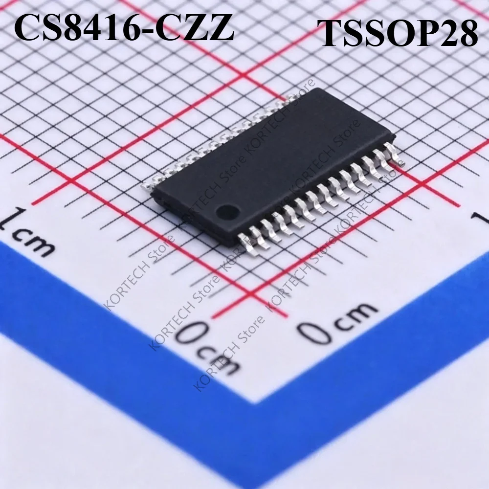 5PCS CS8416-CZZR CS8416-CZZ TSSOP28 Digital Audio Receiver IC