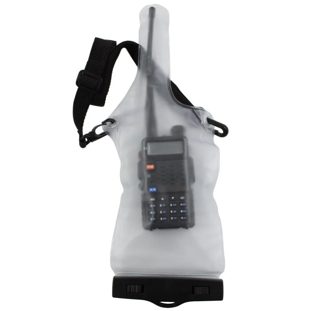 

Waterproof Walkie Talkie Bag Lightweight Bustproof Walkie Talkie Protective Case Practical PVC Two-Way Radios Protector