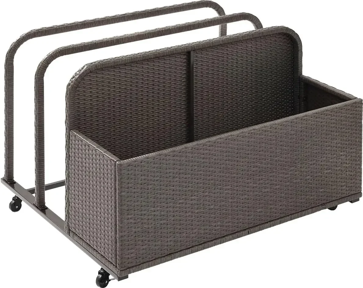 Crosley Furniture CO7303 Palm Harbor Outdoor Wicker Rolling Pool Float Caddy