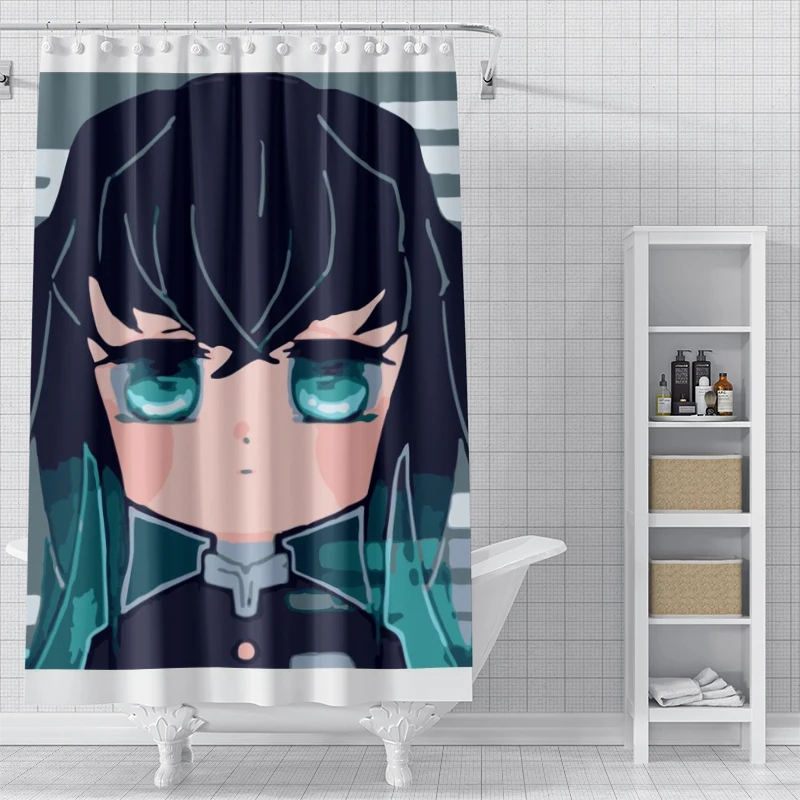 Home shower curtains for bathroom waterproof fabric bathroom Curtains Anime animal style modern shower curtain 180x200 90x180