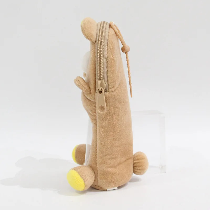 Rilakkuma Kawaii Plush Easy Bear Storage Pen Case Pain Pack Stationery Bag Large Storage Capacity Birthday Gifts for Boy Girl