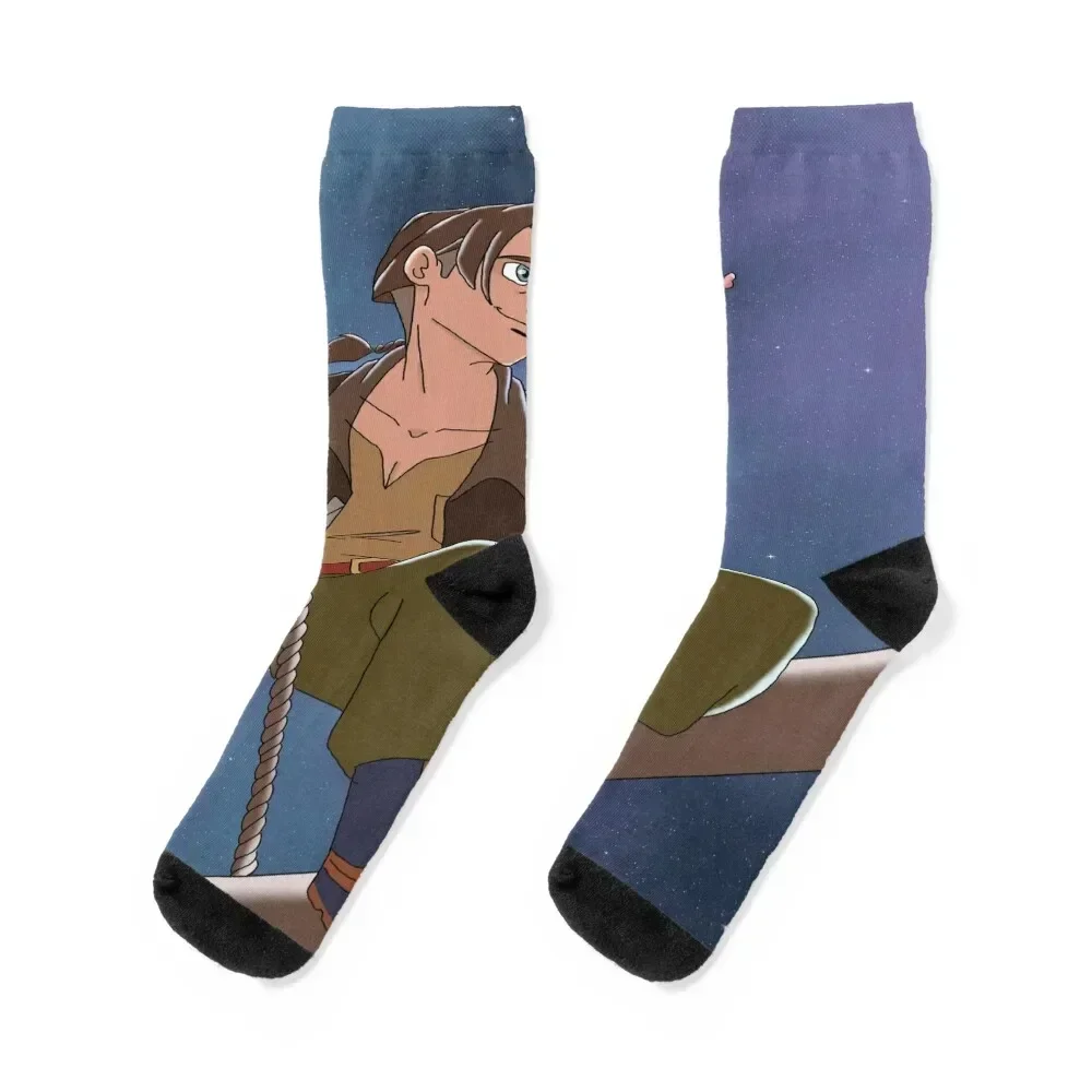 

treasure planet Socks Stockings men cotton high quality ankle Toe sports Socks For Man Women's
