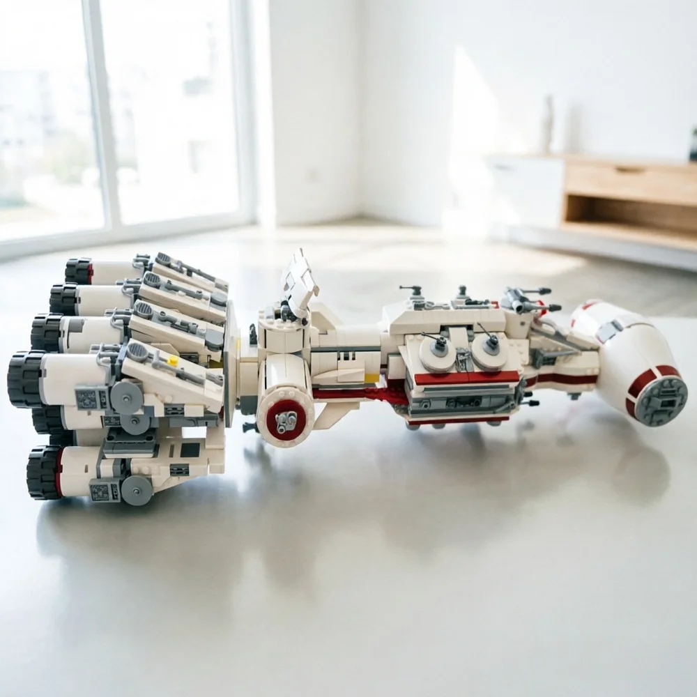 Hot Sale Space Battle Galaxy Ship Building Blocks 1768pcs 6 Figures Model Assembly Bricks Adult Gift Toy - view 4