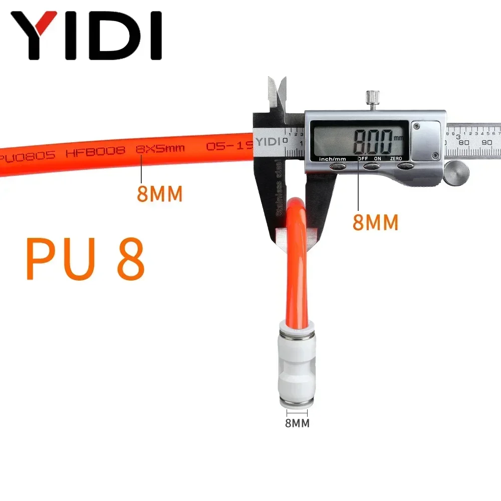 YIDI Pneumatic Air Connector Compressor Hose Fittings Sets Quick Release Connectors Kit Pipe Repair Y L T X Shaped 4mm 8mm 12mm