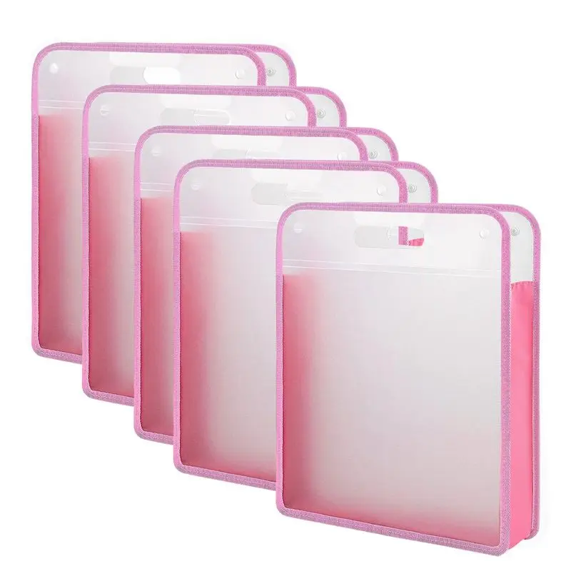 organisateur-de-papier-pour-scrapbooking-modele-classique-lot-de-5-classeur-a-feuilles-extensibles-rose-rangement-portable-pour-papier-de-scrapbooking-avec-fermeture-a-bouton-facile-a-utiliser