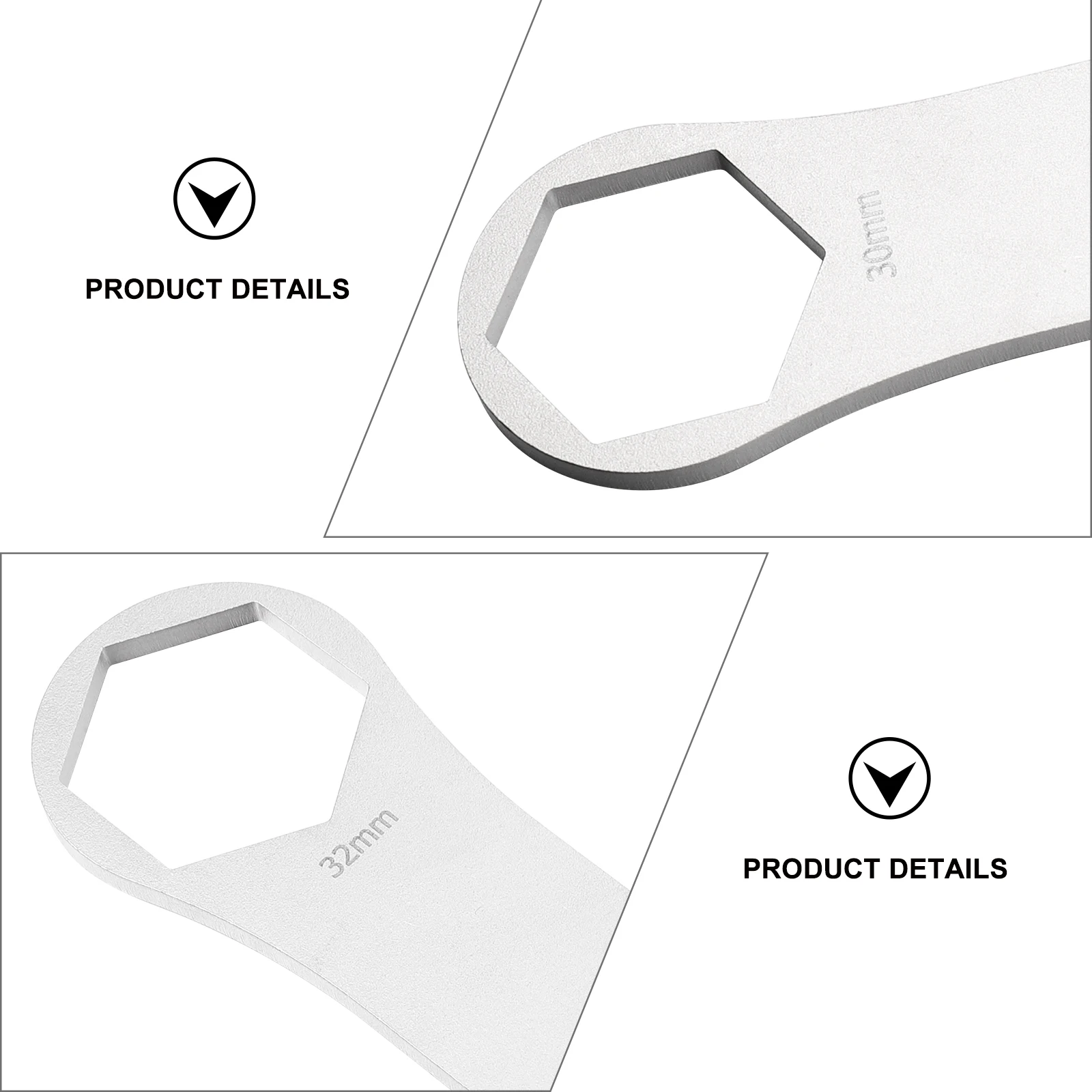 

Double Head 30 32Mm Front Wrench Stainless Steel Repair For Mountain Bikes Front Fork Remover Tool Cycling Accessories Bike