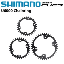 Shimano CUES U6000 Chainring For FC-U6000-1 For MTB Mountain Bike Compatible With CUES U6000 Series 11s And 10s Original Shimano