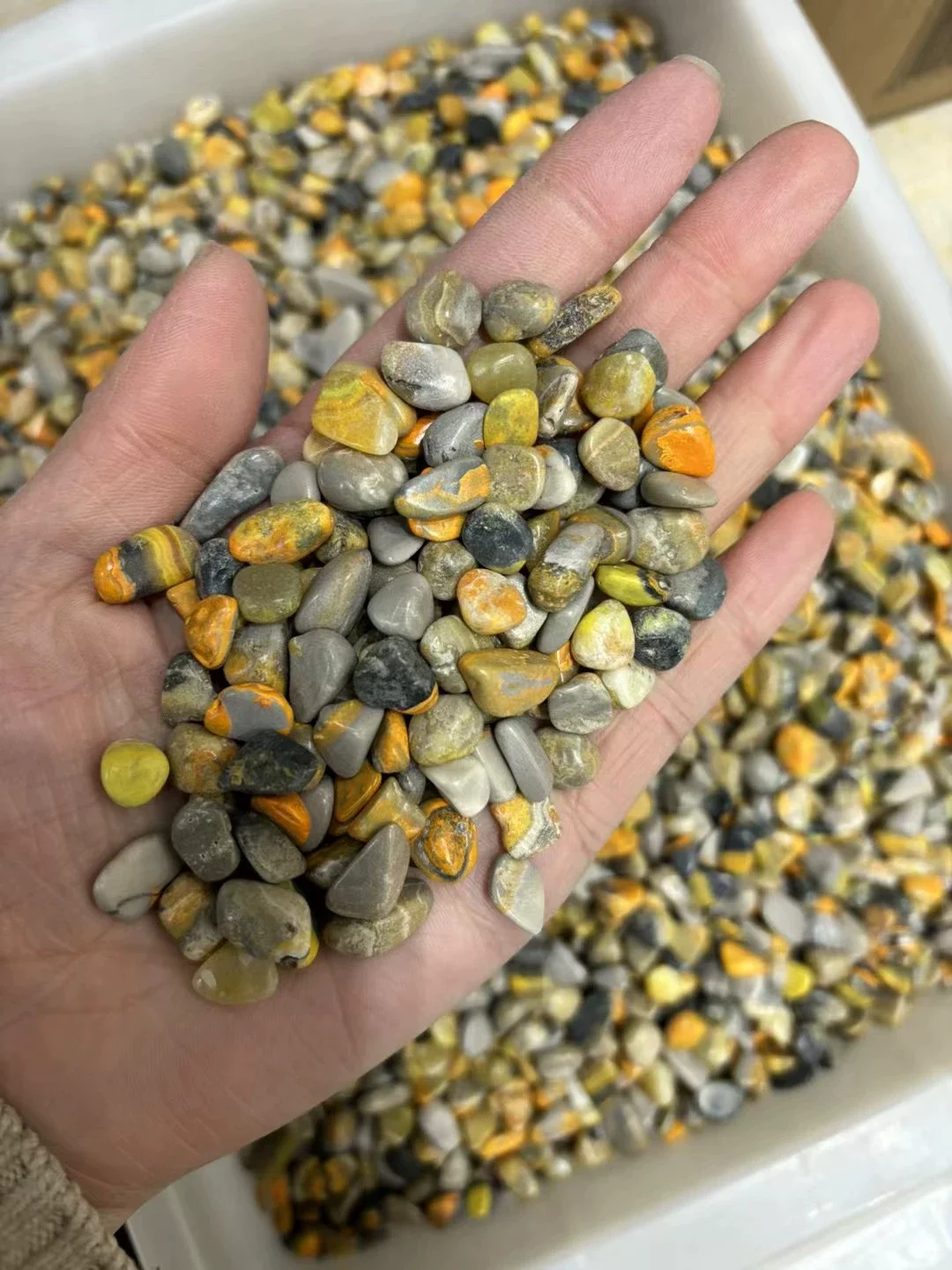 1000g Natural Bumblebee Gravel Raw Gem Mineral Specimen Crystal Stone Healing Magic Advanced
