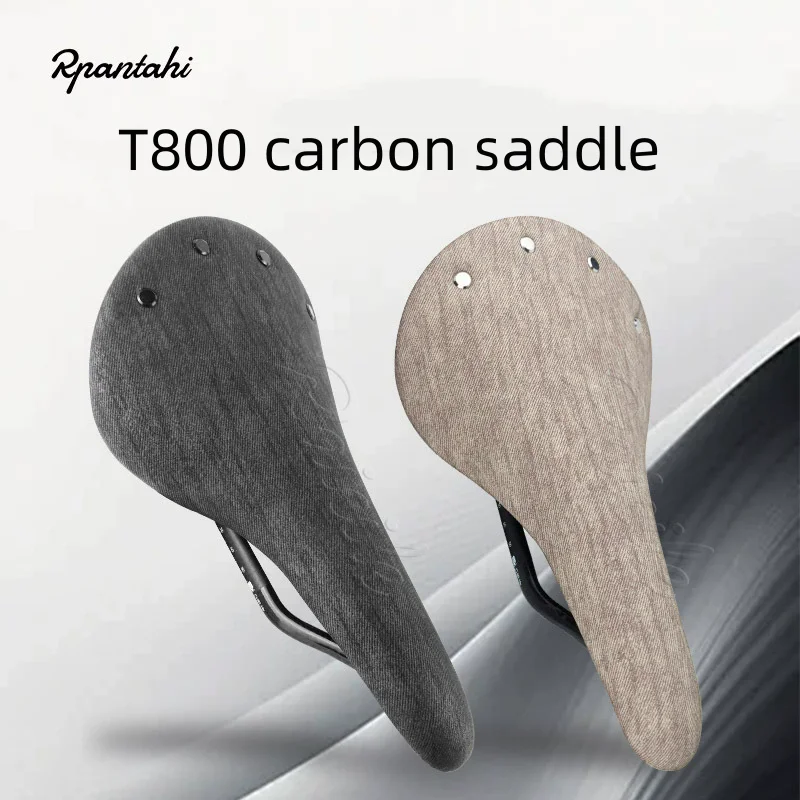 Folding bicycle with carbon saddle for Brompton, one-piece carbon fiber seat road bike saddle 7x9mm