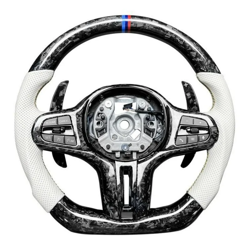 Factory direct supply for BMW full series upgrade M forged carbon steering wheel assembly carbon fiber paddle lossless