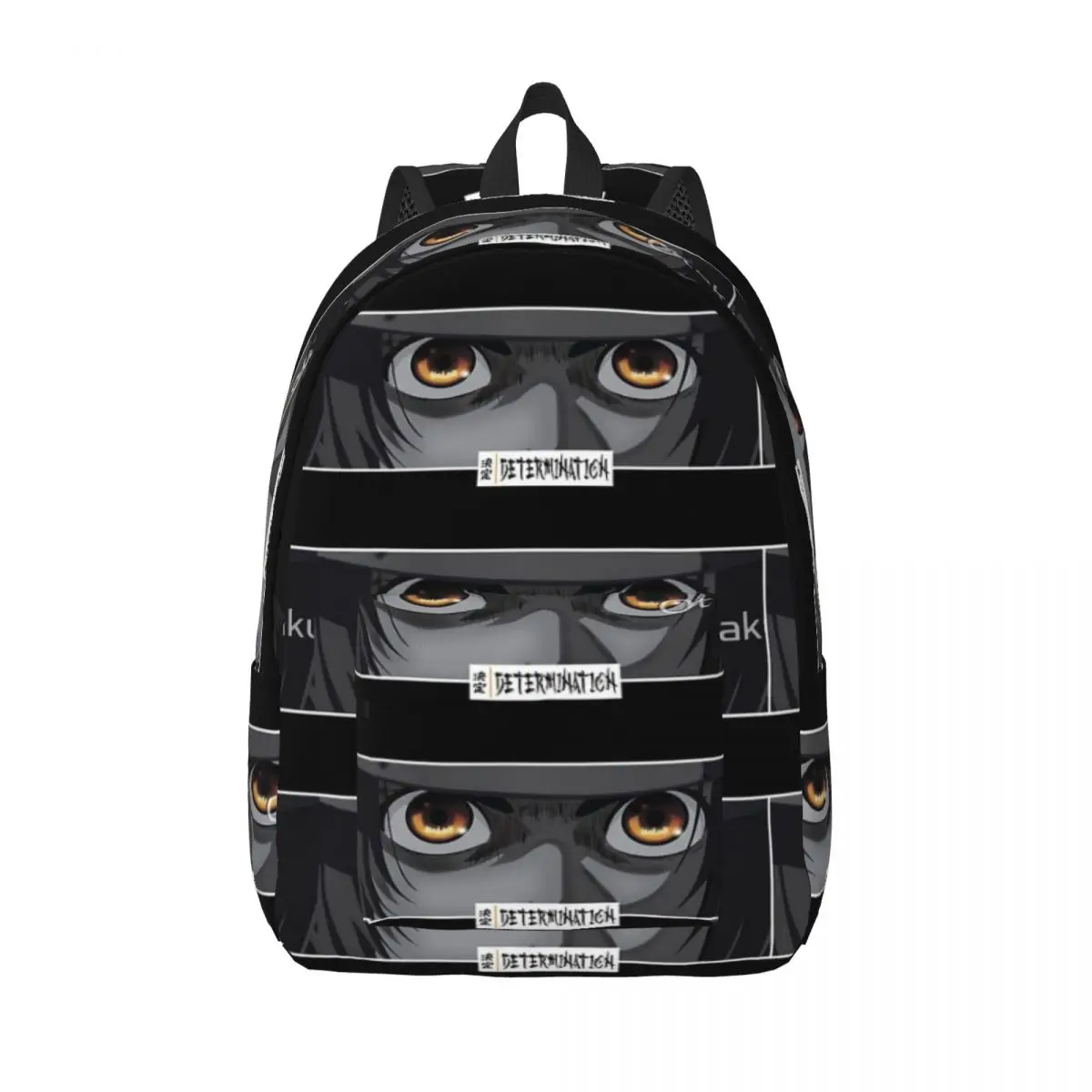 

Обнаружение аниме глаза монохромный японский уютный манга простой и стильный рюкзак холст рюкзак Feminina рюкзак