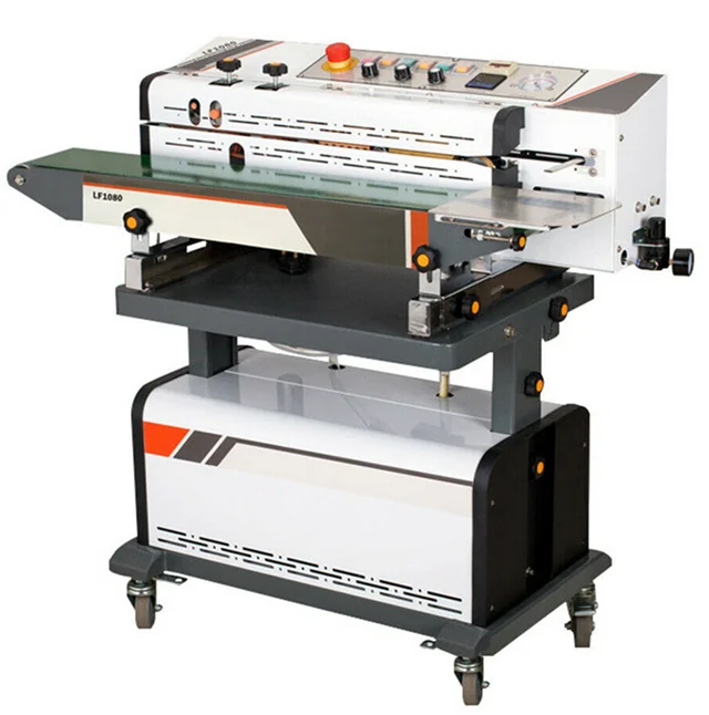 

New Technology Semi-Automatic Electric Ink-wheel Plastic Bag Film Sealing Machine with Vacuum and Nitrogen Flush Function