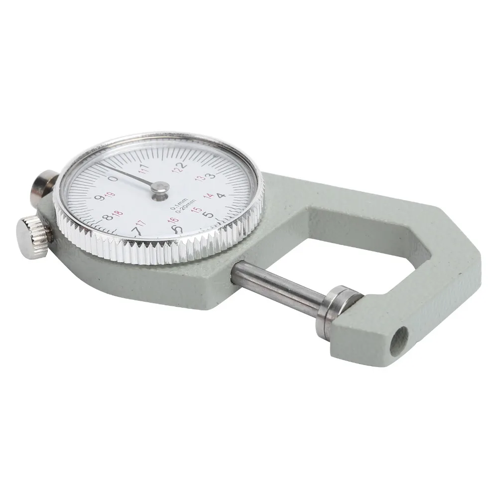 Professional 0-20mm Range Thickness Gauge Flat Head Thickness Measuring Meter Measuring Thickness Tester Wire Measuring