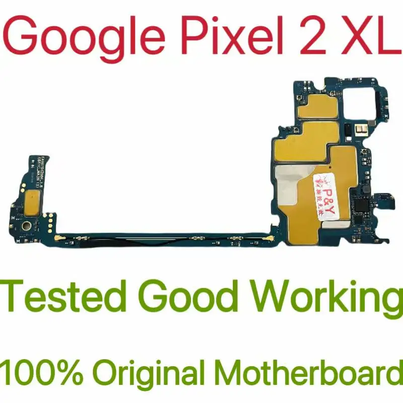 Global Version Original Unlocked Motherboard for Google Pixel 2 XL Tested Circuit Plate Main Logic Board for Google Pixel 2 XL