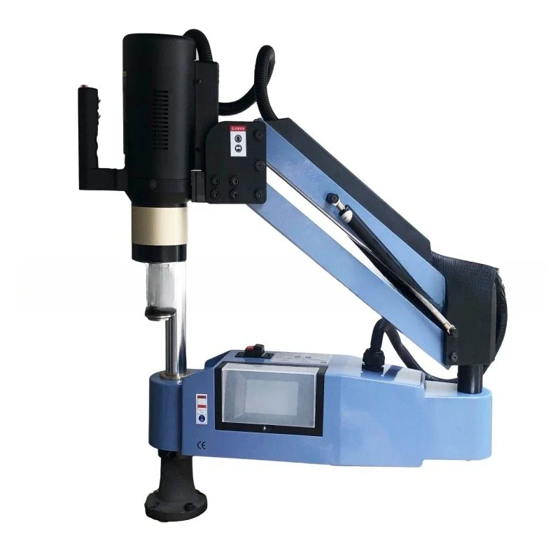Rocker arm electric tapping machine, vertical touch screen numerical control servo automatic tapping machine