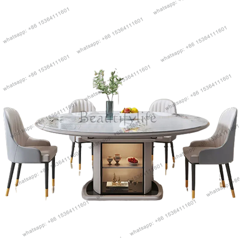 

Round Marble Dining Table Round Luxury Modern Living Room Dining Table Nordic Minimalist Mesas De Jantar Kitchen Furniture