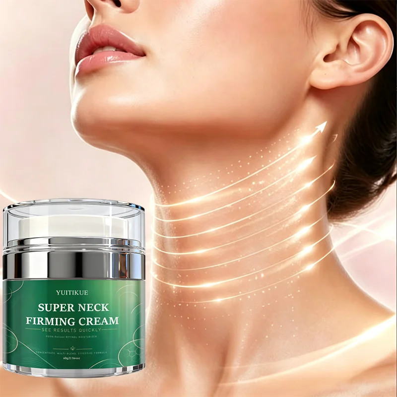 YUITIKUE 60g Super Neck Firming Cream Retinol Moisturizer Smooth Neck Lines Hydrating Tightening Neck Skin Care Lotion