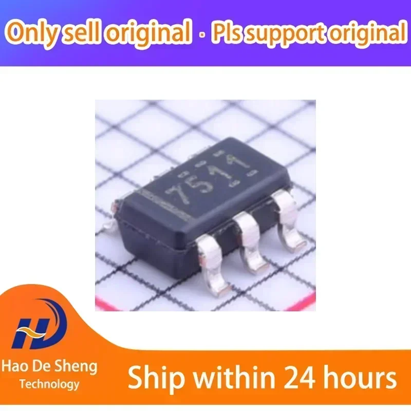 10PCS/LOT UCC27511DBVR SOT23-6 Logo7511 New Original In Stock