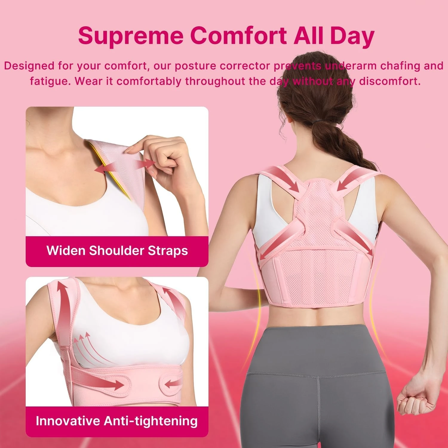 Adjustable Back Posture Brace 5
