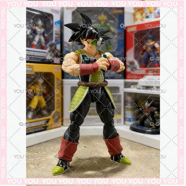 

Adults Fun Bandai Shf SH Figuarts Dragon Ball Bardock Burdock Action Figures Model Toys Figura Gift Collection