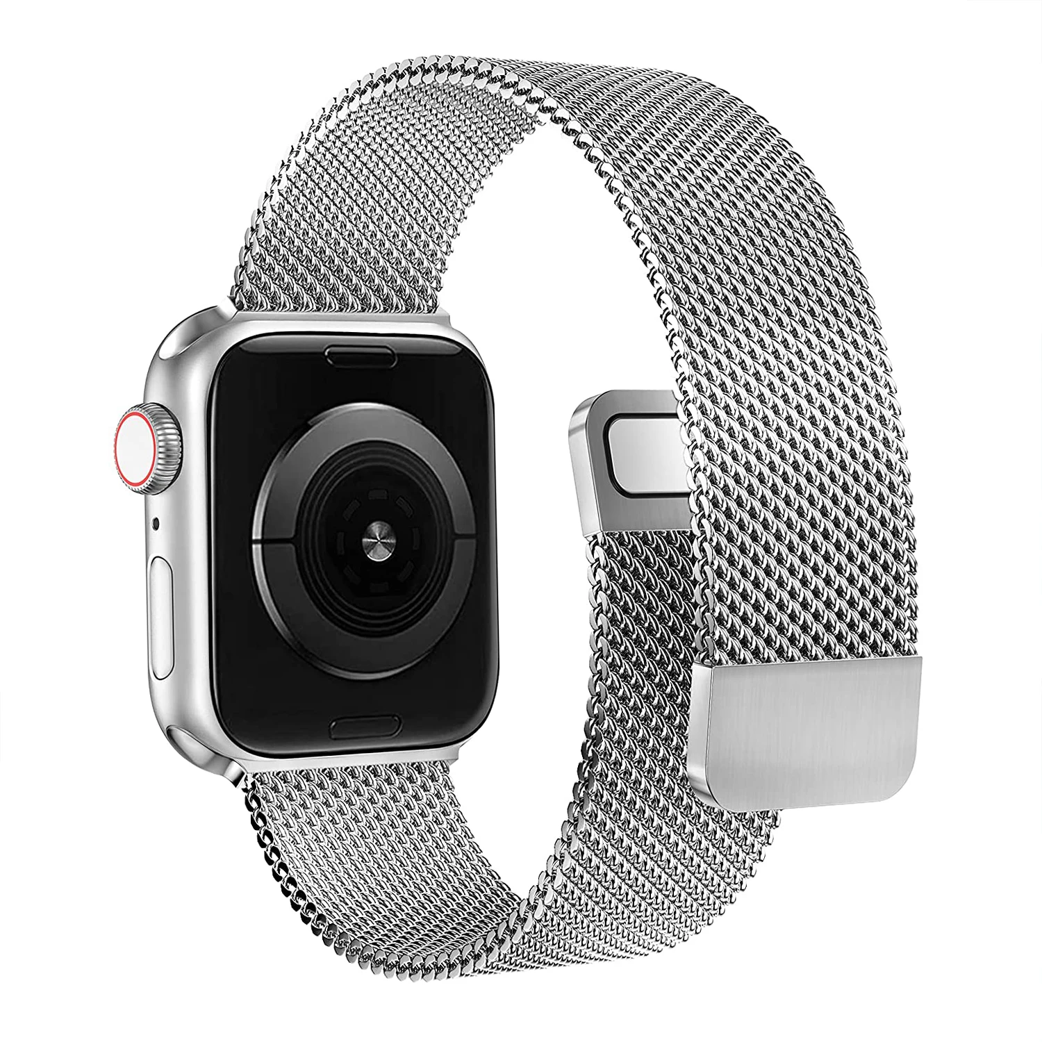 Milanese Loop Strap For Apple Watch Band 44mm 40mm 45mm 41mm 38mm 42mm 49mm 45 mm bracelet iWatch series 9 8 7 se 3 5 6 Ultra 2