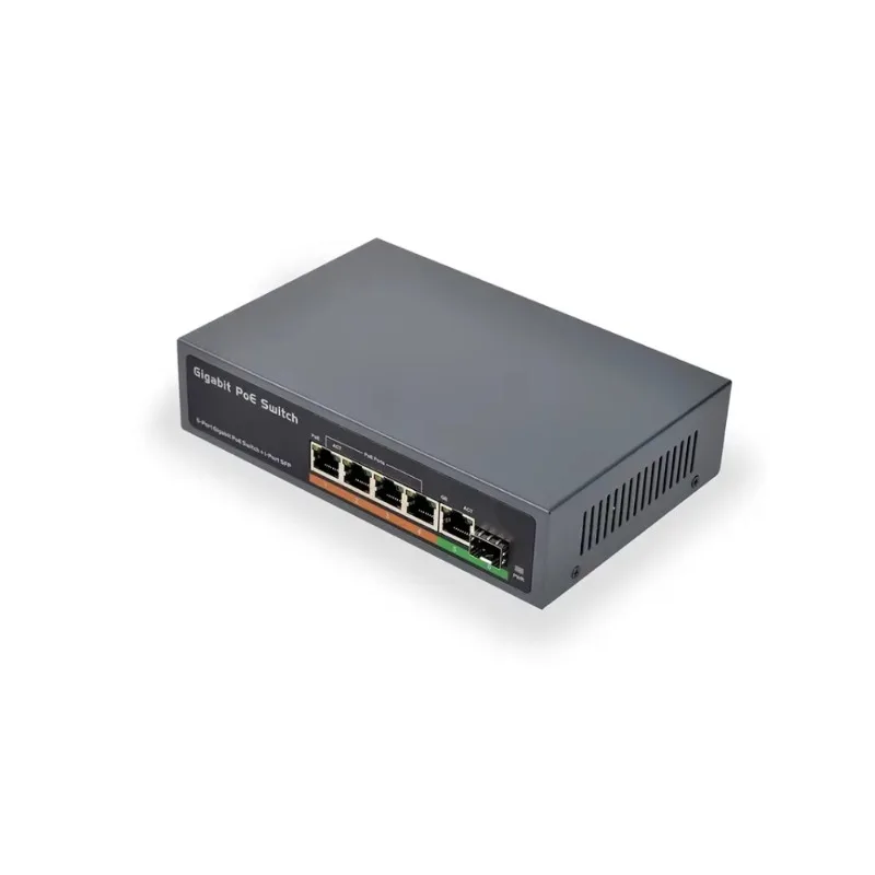 PSE604GS / PSE0411GD Manufacturer Network Ethernet 10/100/1000M OEM IEEE 802.3at/af 65w 4 Port Gigabit Poe Switch