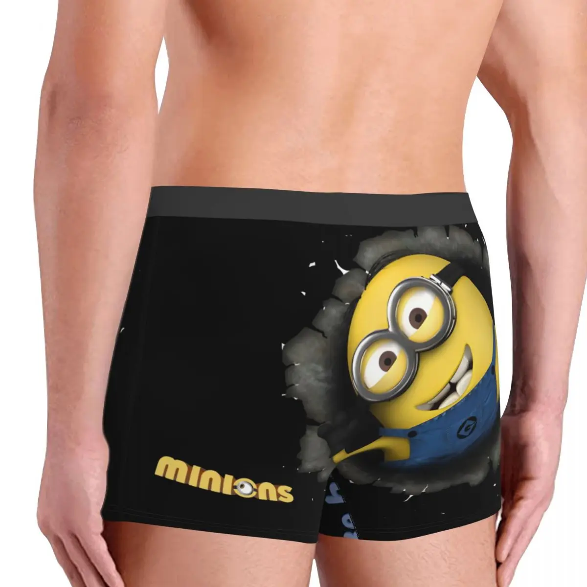 Despicable Me Minions-Calzoncillos de algodón para amantes, ropa interior Sexy, pantalones cortos, Bóxer