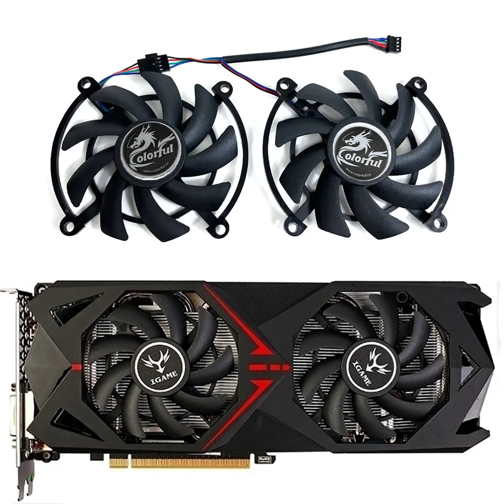 

NEW 85MM 4PIN iGame GTX 1060、1070 GPU FAN，For Colorful iGame Geforce GTX 1060、GTX 1070 Graphics card cooling fan