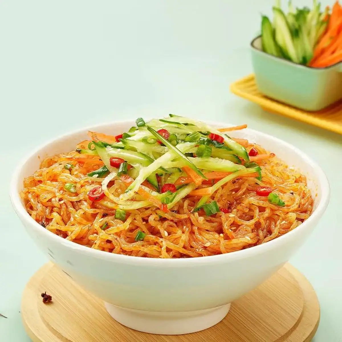 [8 PAK] mie Konjac instan BAIJIA A Kwan rasa asam & MANIS 9 oz * 8 Pak