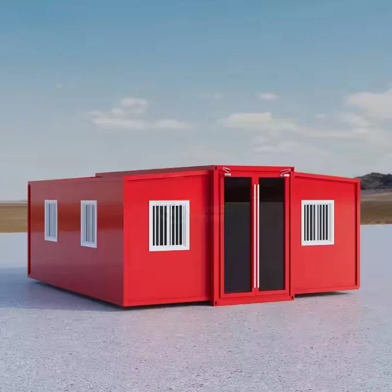 Expandable Container House 20 30 40ft Folding Room Modular Homes Expandable Apartment Collapsible House Tiny Home America