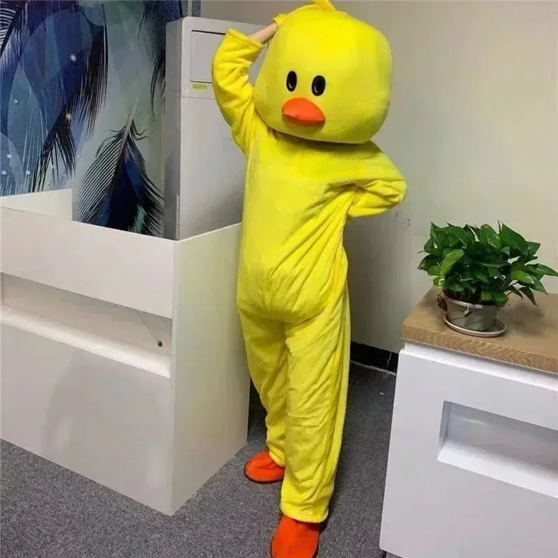 

Yellow Duck Chicken Chick Cosplay Costume Advertising Ceremony Fancy Dress Party Animal Carnival Anmie Party Props Mascot