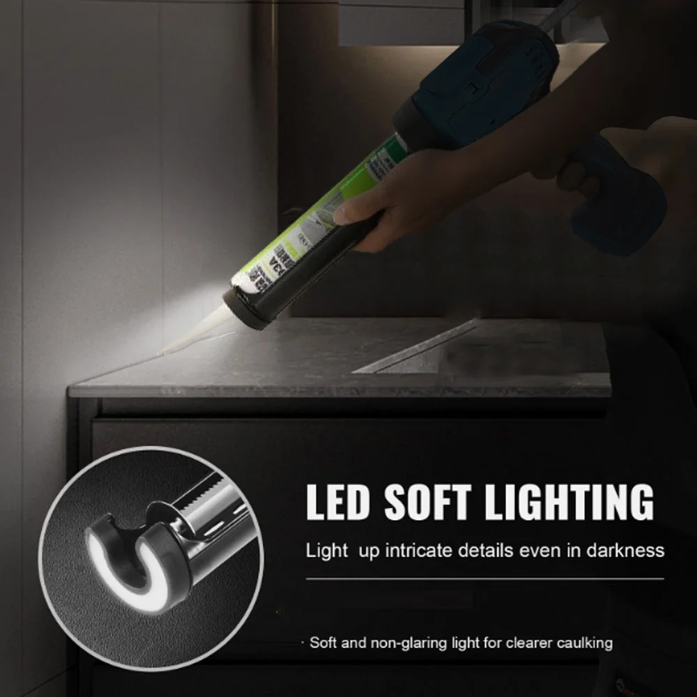 مسدس السد الكهربائي لماكيتا بطارية 18 فولت الاسمنت الزجاج لاصق الغراء ختم تسرب أداة مسدس غراء الزجاج اللاسلكي (لا بطارية)