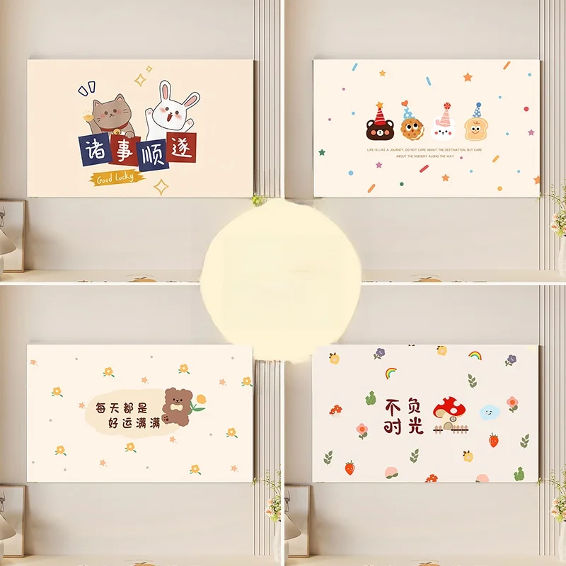 

Пылезащитный чехол для телевизора 55 дюймов, подвесной, для домашнего использования, современный, простой дизайн