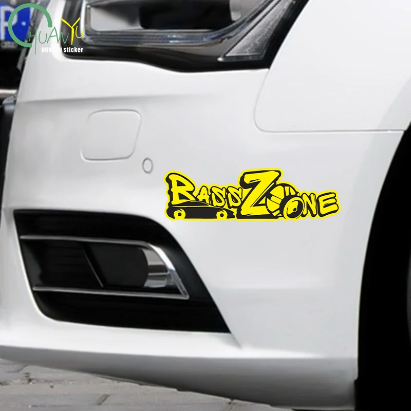 Creative and Fun Bass Zone Funny Car Stickers and Decals Vinyl Car Stickers on the Bumper