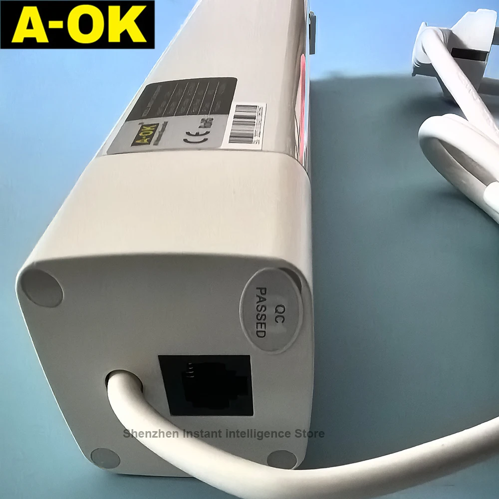A-OK AM50-1.2/100-EM-PW Quiet WiFi Curtain Motor RF433 Control AC100-240V Engine Support Voice Control Alexa Google Home view 5