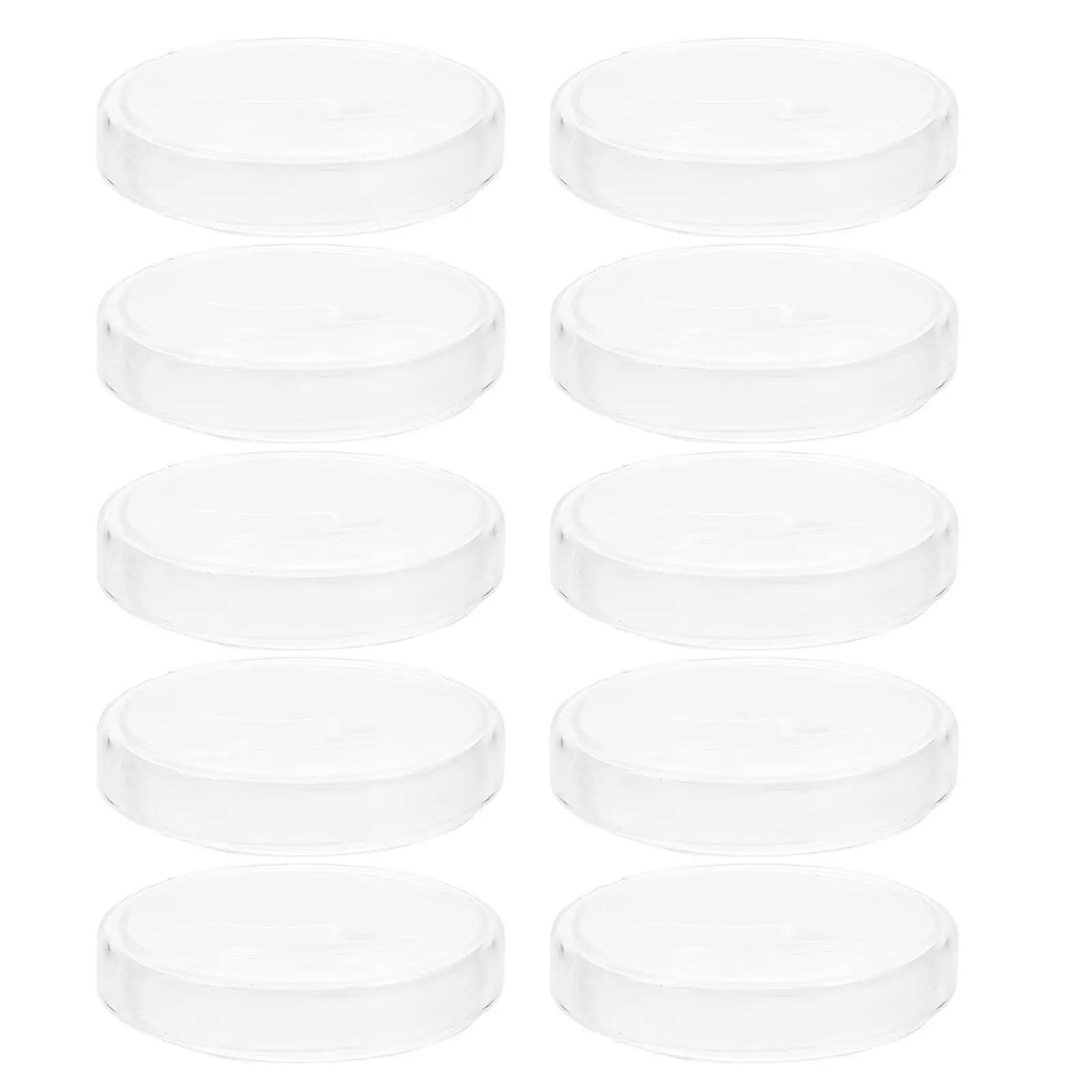 

10 шт. стеклянных чашек Петри, многоразовые, из боросиликатного стекла, 90 мм, высокая прозрачность, для клеточных культур, лабораторных и микробиологических исследований