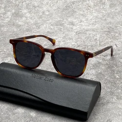 High quality retro square sunglasses for men and women High Street acetic Acid frame UV protection uv400 colored lens glasses