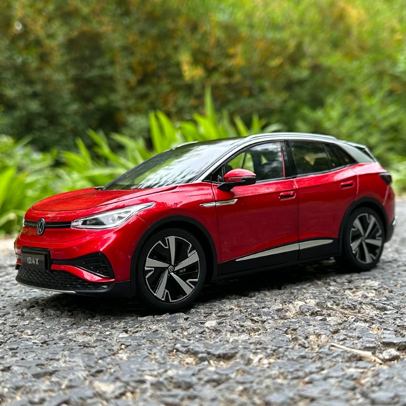 

1:18 VW ID4 ID.4 X SUV Alloy New Energy Car Model Diecast Metal Electric Vehicles Car Model Simulation Collection Kids Toys Gift