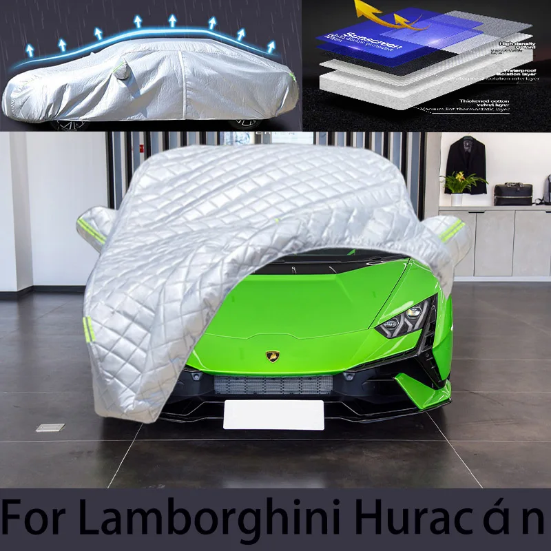 For Lamborghini Huracán Car hail protection cover Auto rain protection scratch protection paint peeling protection car clothing