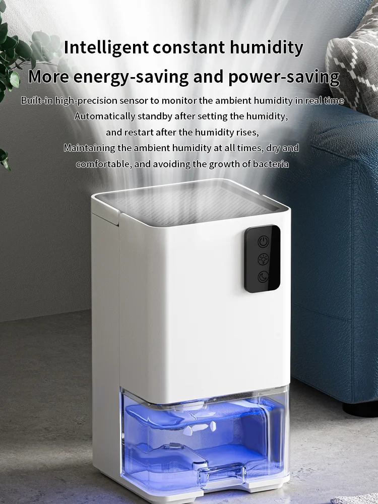 مزيل الرطوبة المحمول للمكتب المنزلي وRV يزيل قالب الرطوبة والرطوبة سهل الاستخدام وقابس الاتحاد الأوروبي/الولايات المتحدة الموفرة للطاقة #3