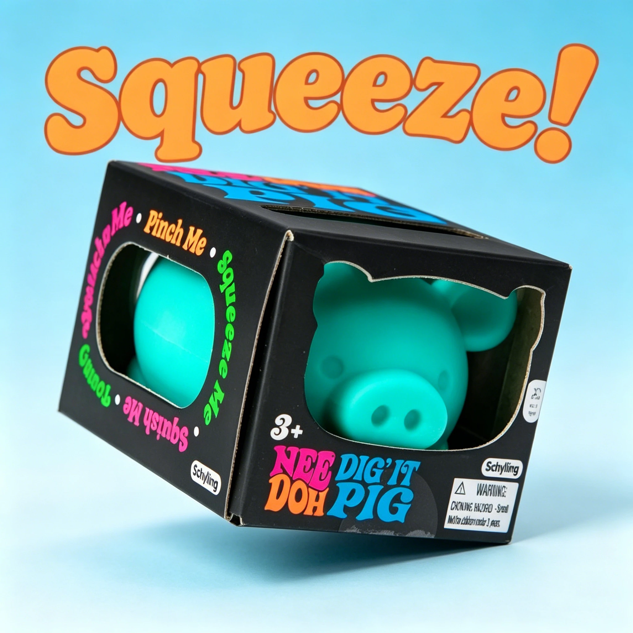 

New 2026 NeeDoh Digging Pig Fidget Toy Squishy Sensory Squeeze for Stress Relief Birthday Gift for Girls Boys And Adults