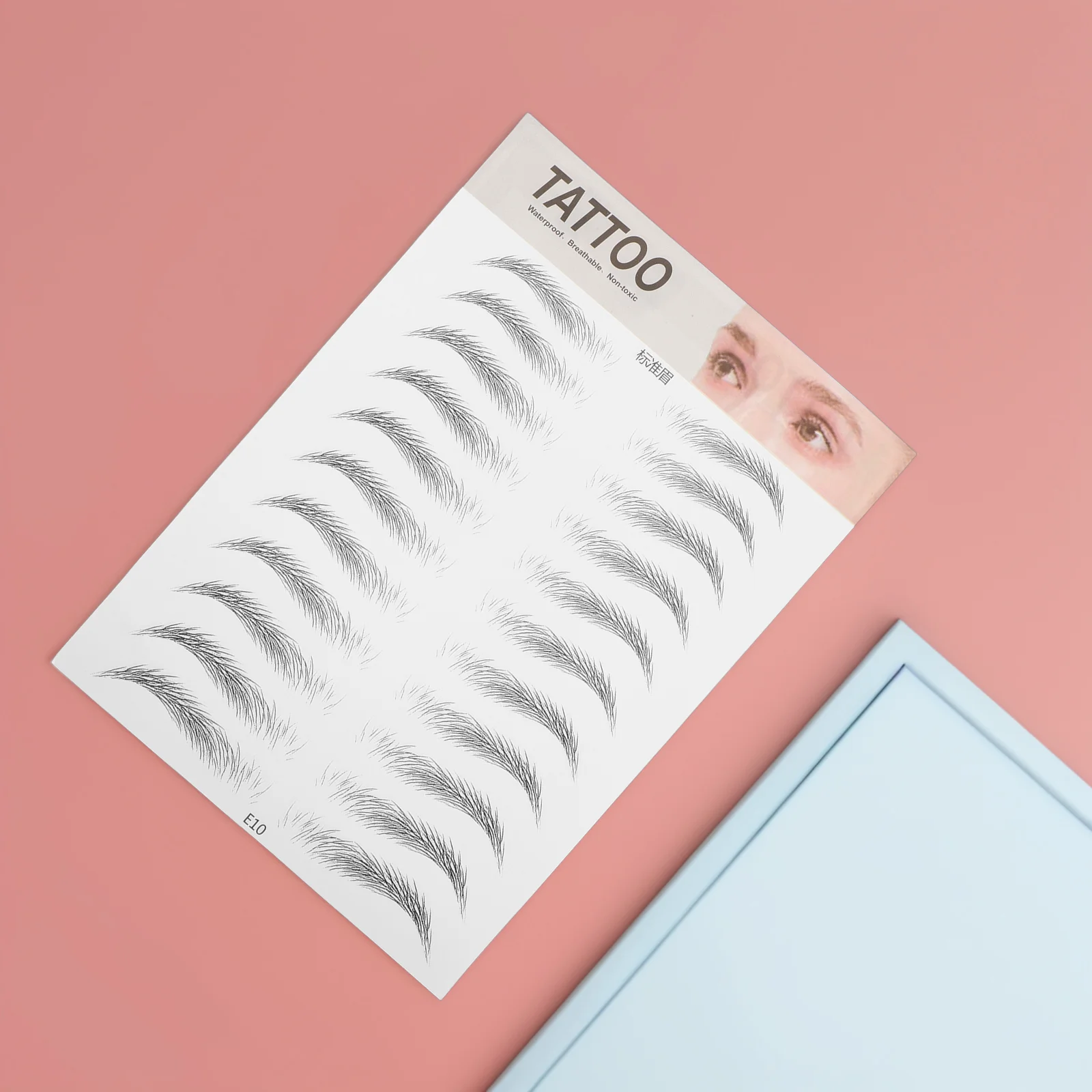 

Eyebrow Stickers Stamps for Women Temporary Tattoo Tinting Eyebrows Peel off Fake on
