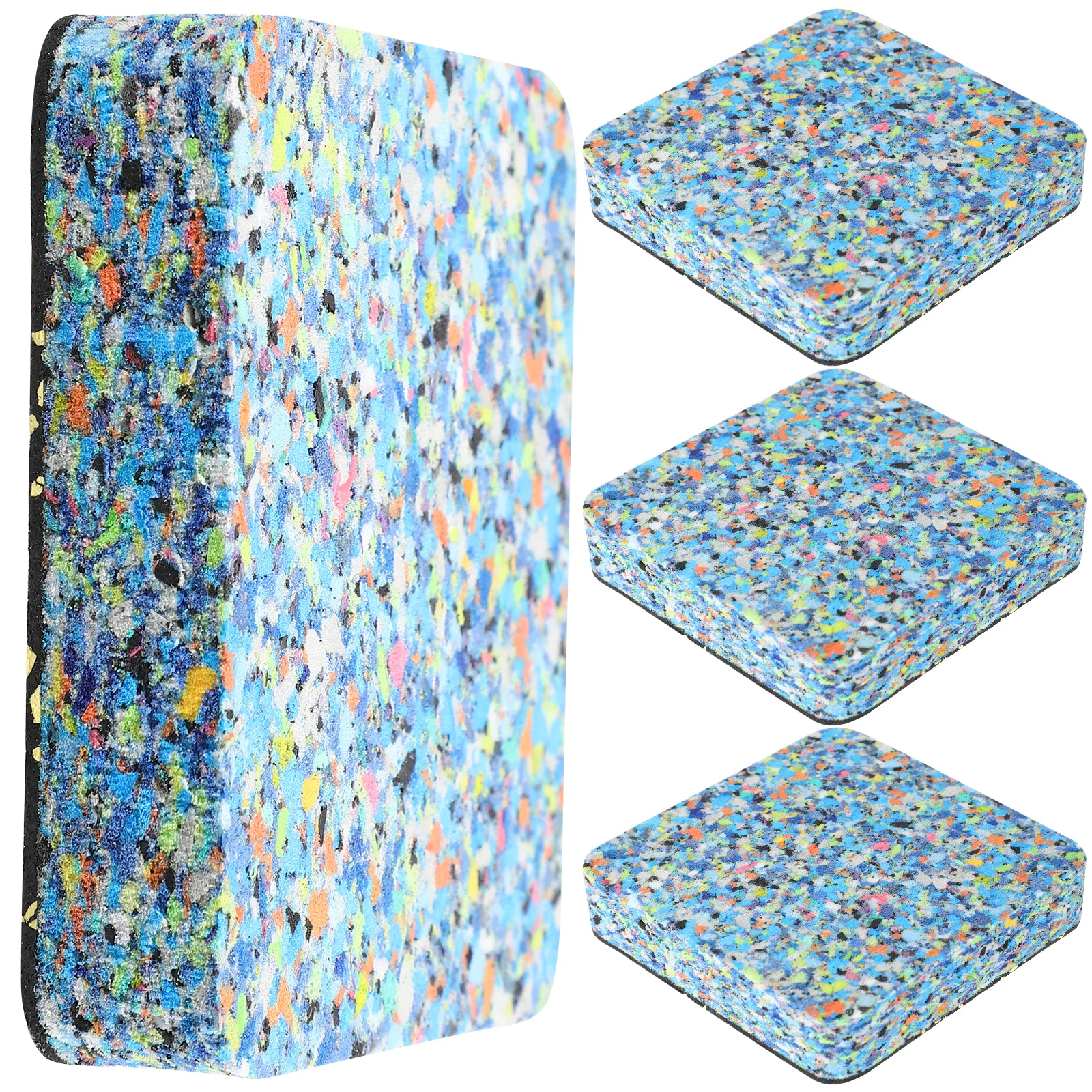 

4pcs Mute Pad Cymbal Practice Sound Absorbing Mat For Drum Training Noise Dampening Anti Vibration Drum Accessory